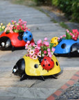Cute Ladybird Flower Pot