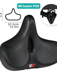 CyclePad – Selle de vélo confortable avec coussin extra large