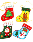 DIY Christmas Stockings (4-Pack) | Create Your Festive Cheer