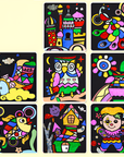 DIY Colourful Foil Tracing Art Kit