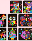 DIY Colourful Foil Tracing Art Kit