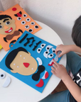 DIY Emotion Puzzle | Create facial expressions - Emotional puzzle game
