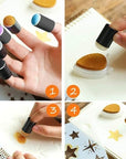 DIY Kit for Sponge Finger Painting (10 Pieces)