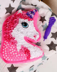 DIY Pillow - Fluffy fun- Soft unicorn pillow