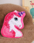 DIY Pillow - Fluffy fun- Soft unicorn pillow