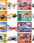DIY Vehicle Puzzle Stickers | Unleash Creativity with Colourful Transport Fun