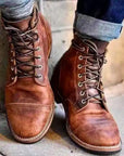 Darvin – Botas de Tornozelo em Pele