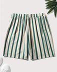 David - Striped Swim Shorts