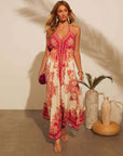 Delfina - Summer V-Neck Bohemian Long Dress