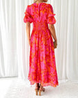 Derana - Rot Pink Maxi Dress