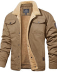 Derek - Vintage Lined Bomber Jacket for Men