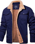 Derek - Vintage Lined Bomber Jacket for Men