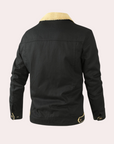 Derek - Vintage Lined Bomber Jacket for Men