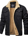 Derek - Vintage Lined Bomber Jacket for Men
