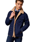 Derek - Vintage Lined Bomber Jacket for Men