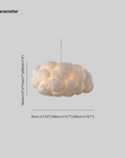 Design Cloud LED Pendant Light White PVC/Cotton - Nimbus