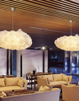 Design Cloud LED Pendant Light White PVC/Cotton - Nimbus