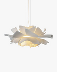 Design Pendant Lamp Flower White Metal - Sophia