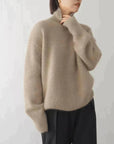 Diana – Comfortable Soft Knit Roll Neck Jumper