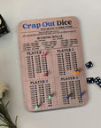 DiceKing - Wooden Crap Out Scoreboard for Tactical Fun