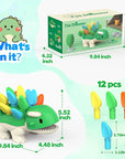 Dino Discovery - Recognizing Color & Numbers - Fine Motor Skills