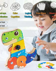 Dino Screwdriver Board - Turn & Explore - Sensory Toys