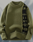 Dirrk – Jacquard Jumper with Round Neck