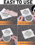 Disposable Hair Catchers for Shower Drains (30 Pieces)
