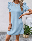 Donella - Simple Dress with Round Neck
