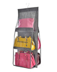 Double-sided, six-layer hanging storage bag