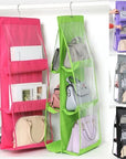 Double-sided, six-layer hanging storage bag