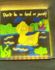 Drawing Light - Shining stories - Illuminated drawing board