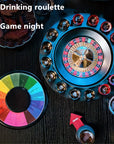 DrinkRoulette - Luxury Roulette Drinking Game Set with 16 Glasses