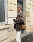 Dyosa - Stylish jacket with leopard print for women
