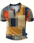 Edson - Stylish Shirt with Patchwork Print