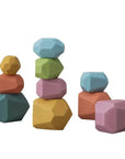 EduFun - Wooden Balancing Blocks for Children Colourful and Durable