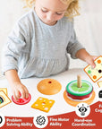 Educational Game - Montessori Citizen Stacking Toys for Toddlers