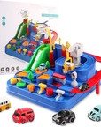 Educational car toy with accessories | mechanical racetrack