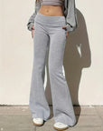 Eefje - Knitted Flared Trousers
