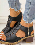 Effortless Elegance - High Heel Sandals - Evalina
