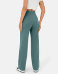 Elasticated high-waisted casual trousers for women - Phoebe