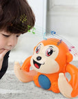 Electric Monkey Toy for Tipping and Head Lifting