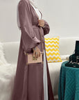 Elegant Abaya Dress with Belt - Eva