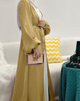 Elegant Abaya Dress with Belt - Eva
