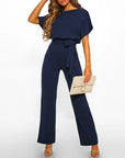 Elegant Ladies' Jumpsuit with Slim Waist - Bertha