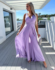 Elegant Ladies' Jumpsuit with Train