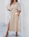 Elegant V-Neck Dress - Patricia