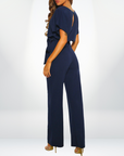 Elegant and Airy Jumpsuit - Sapphire