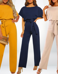 Elegant and Airy Jumpsuit - Sapphire