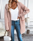 Elegant longline cardigan with pockets - Lindsay